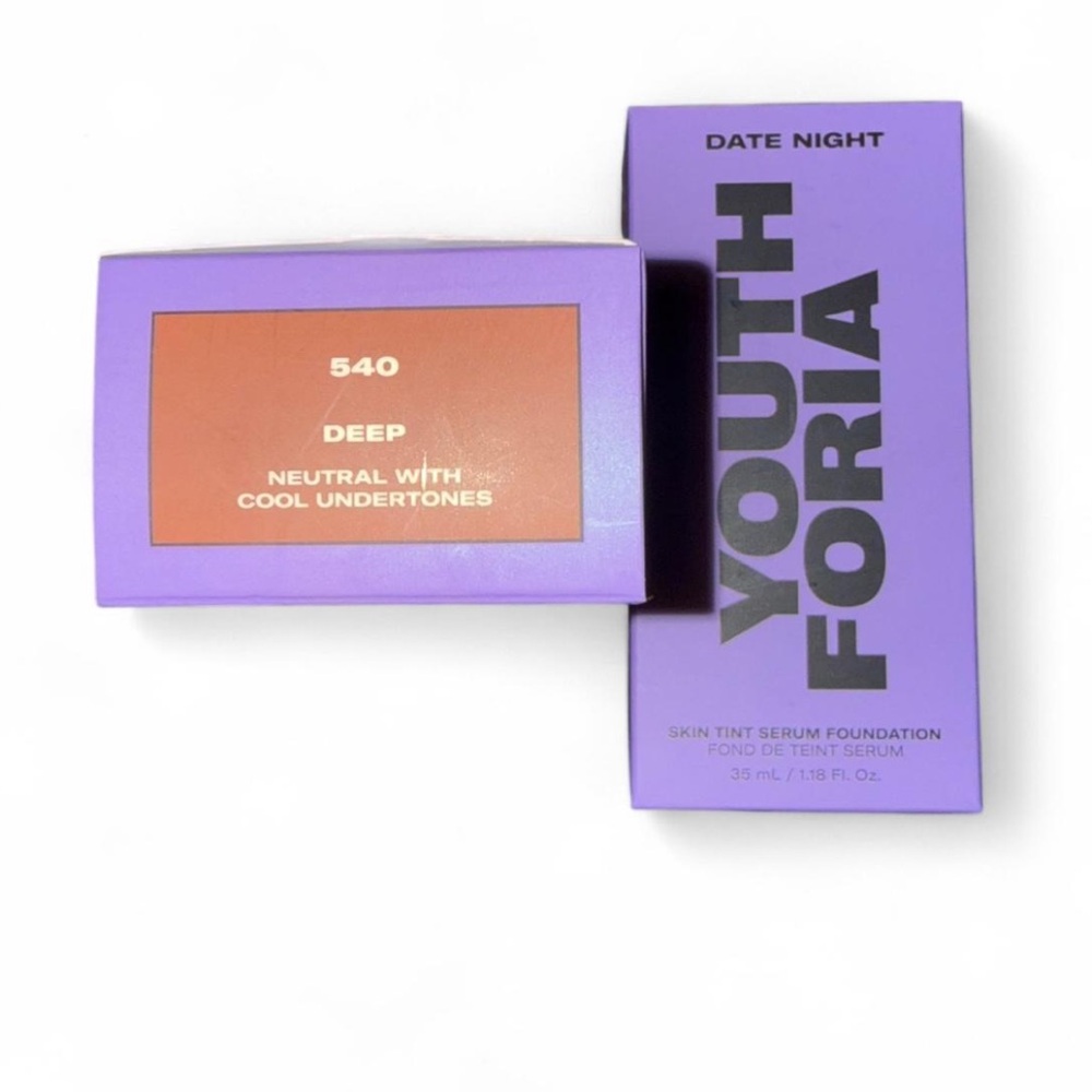 Youth Foria Skin Tint Serum Foundation - Deep 540